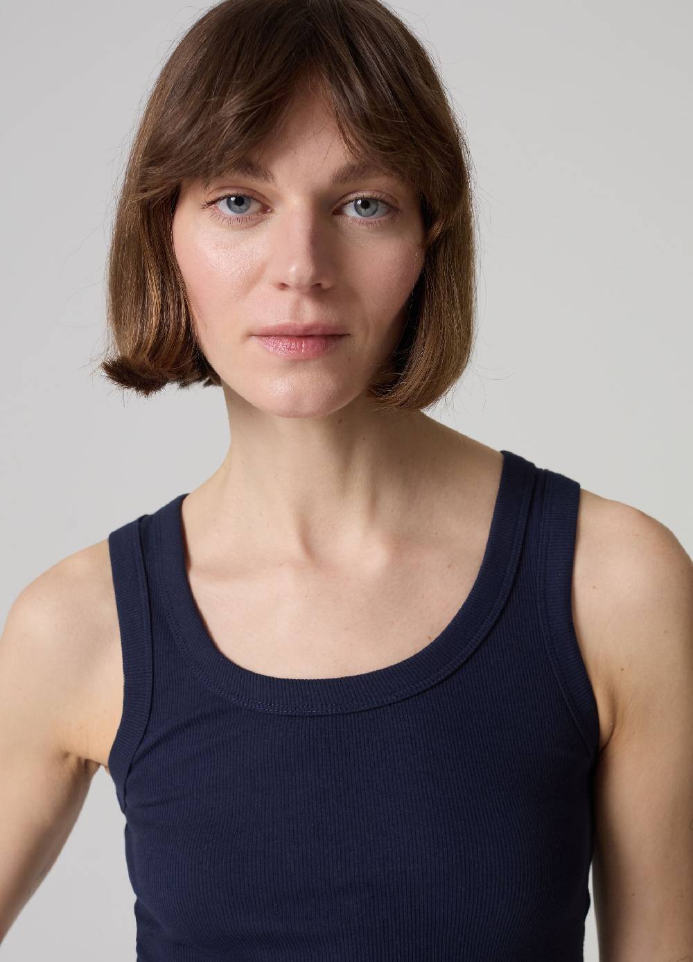 Ovs Tank Top In Cotone Stretch A Costine