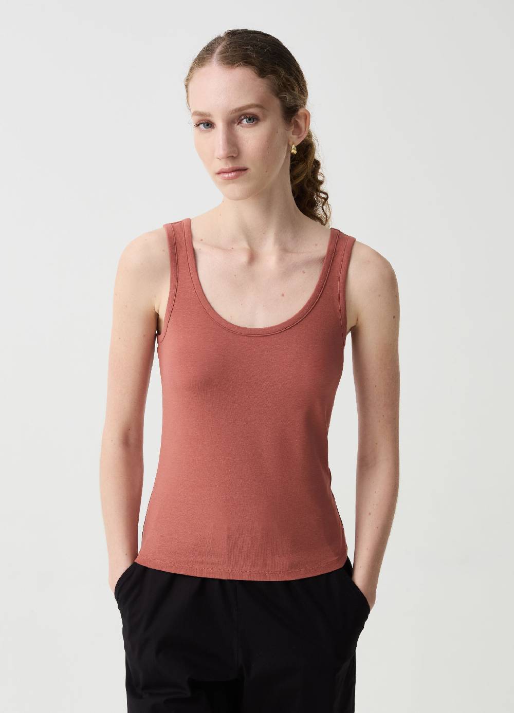 Ovs Tank top in cotone stretch