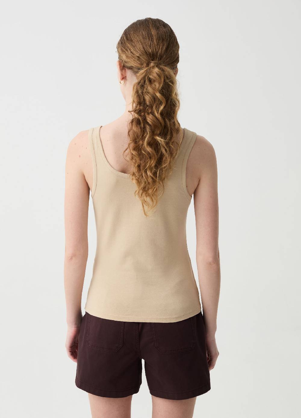 Ovs Tank Top In Cotone Stretch