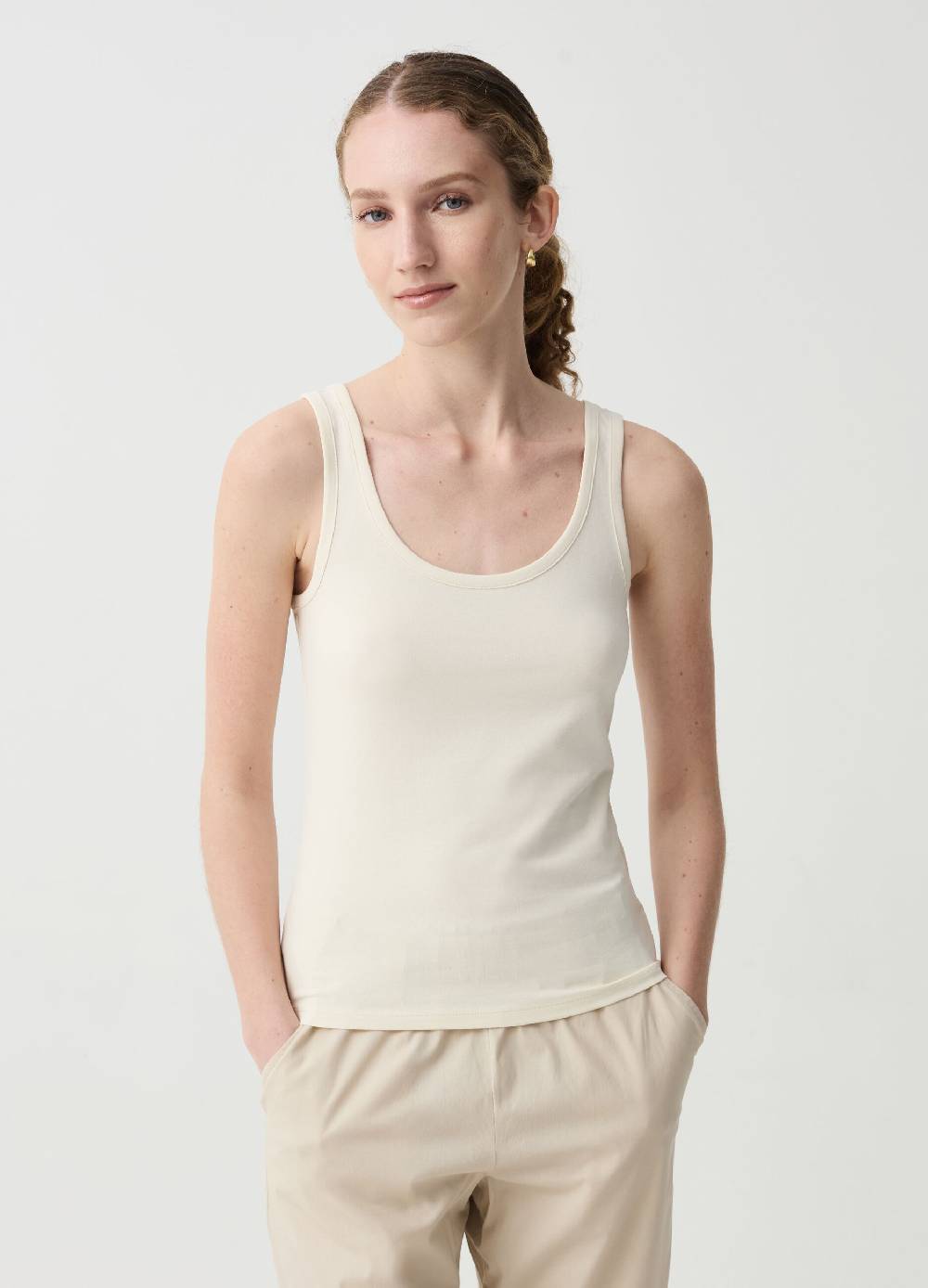 Ovs Tank top in cotone stretch