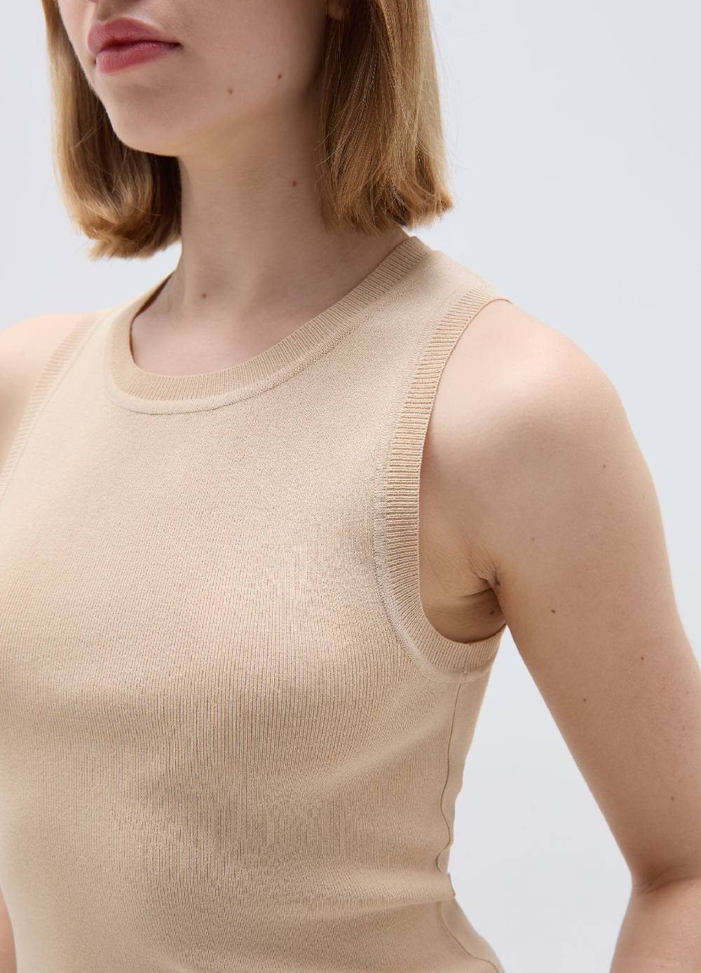 Ovs Tank Top In Crêpe Tinta Unita