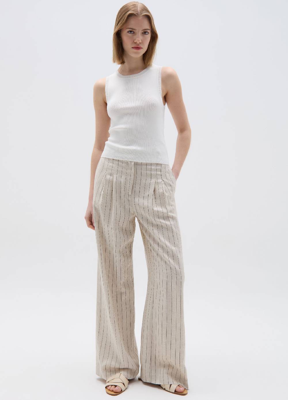 Ovs Tank Top In Crêpe Tinta Unita