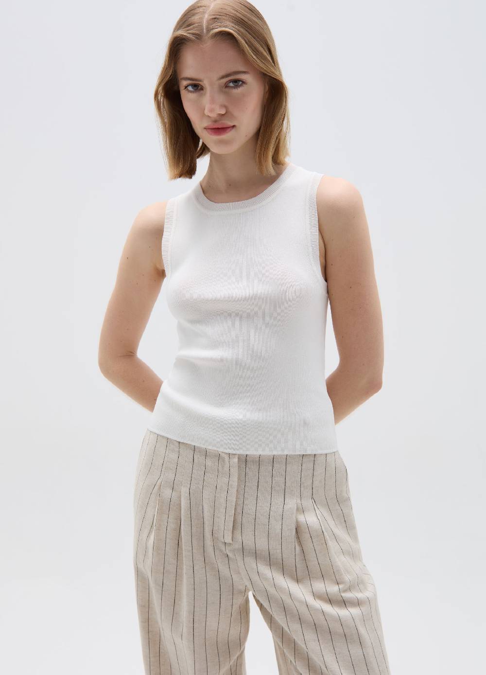 Ovs Tank top in crêpe tinta unita