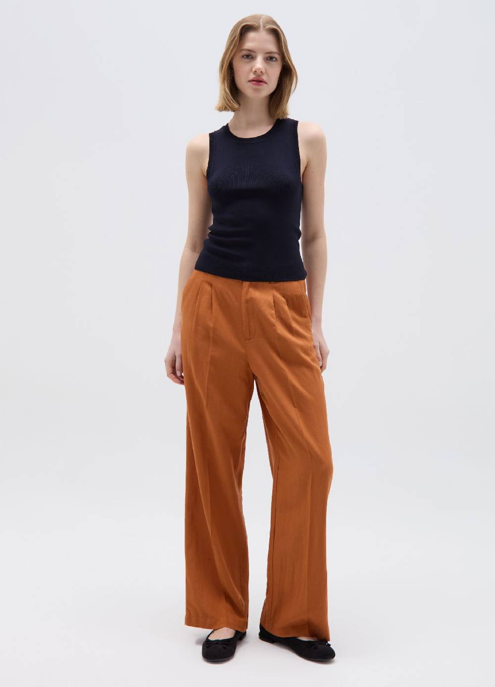 Ovs Tank Top In Crêpe Tinta Unita