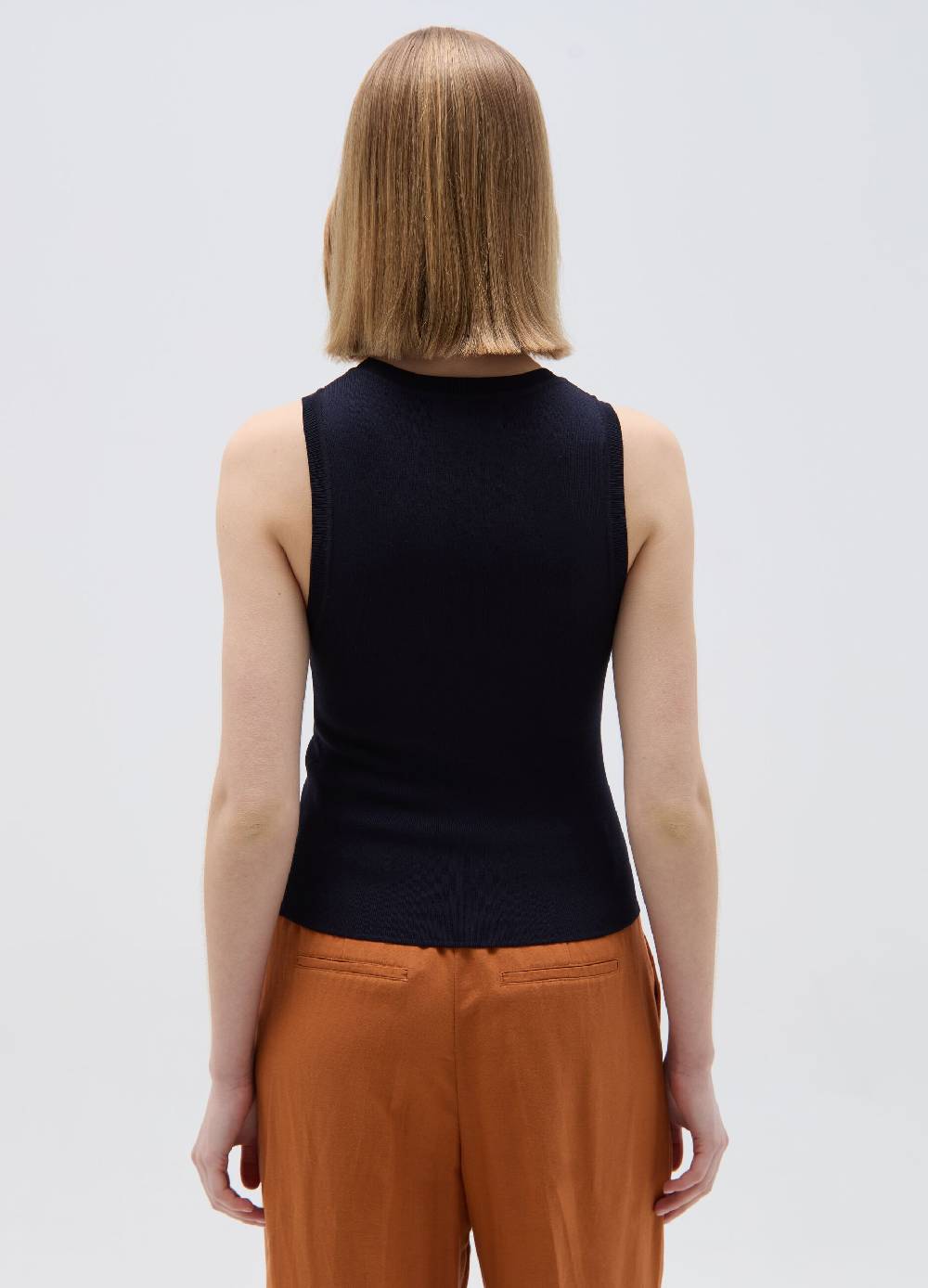 Ovs Tank Top In Crêpe Tinta Unita