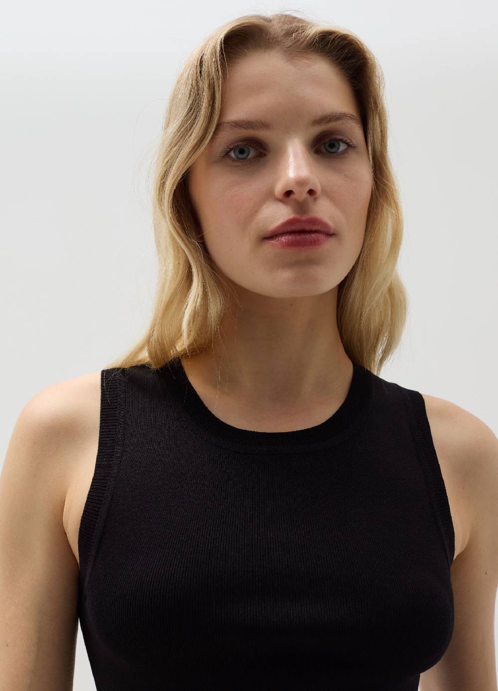 Ovs Tank Top In Crêpe Tinta Unita