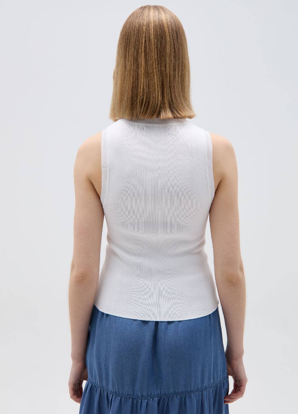 Ovs Tank Top In Crêpe Tinta Unita