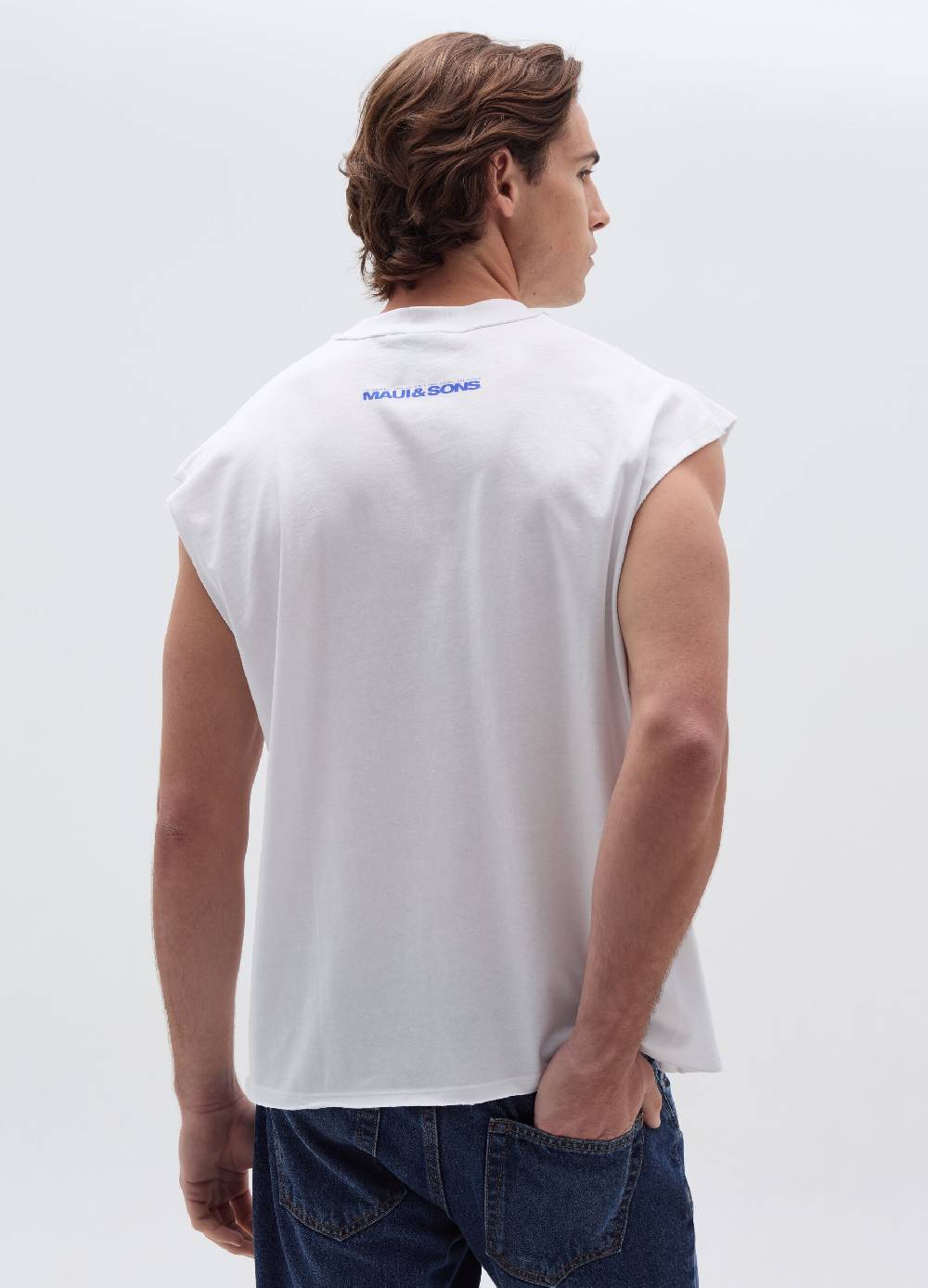 Ovs Tank Top In Slub Jersey Con Stampa