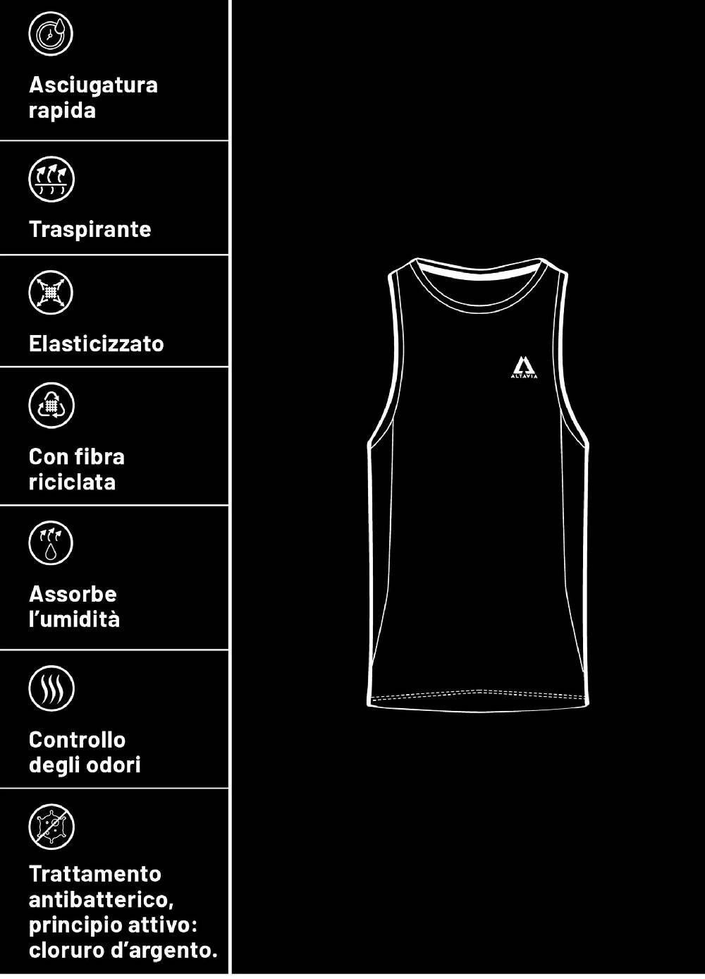 Ovs Tank Top In Tessuto Tecnico Altavia