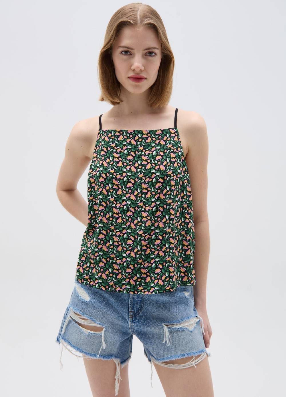 Ovs Tank top in viscosa fantasia