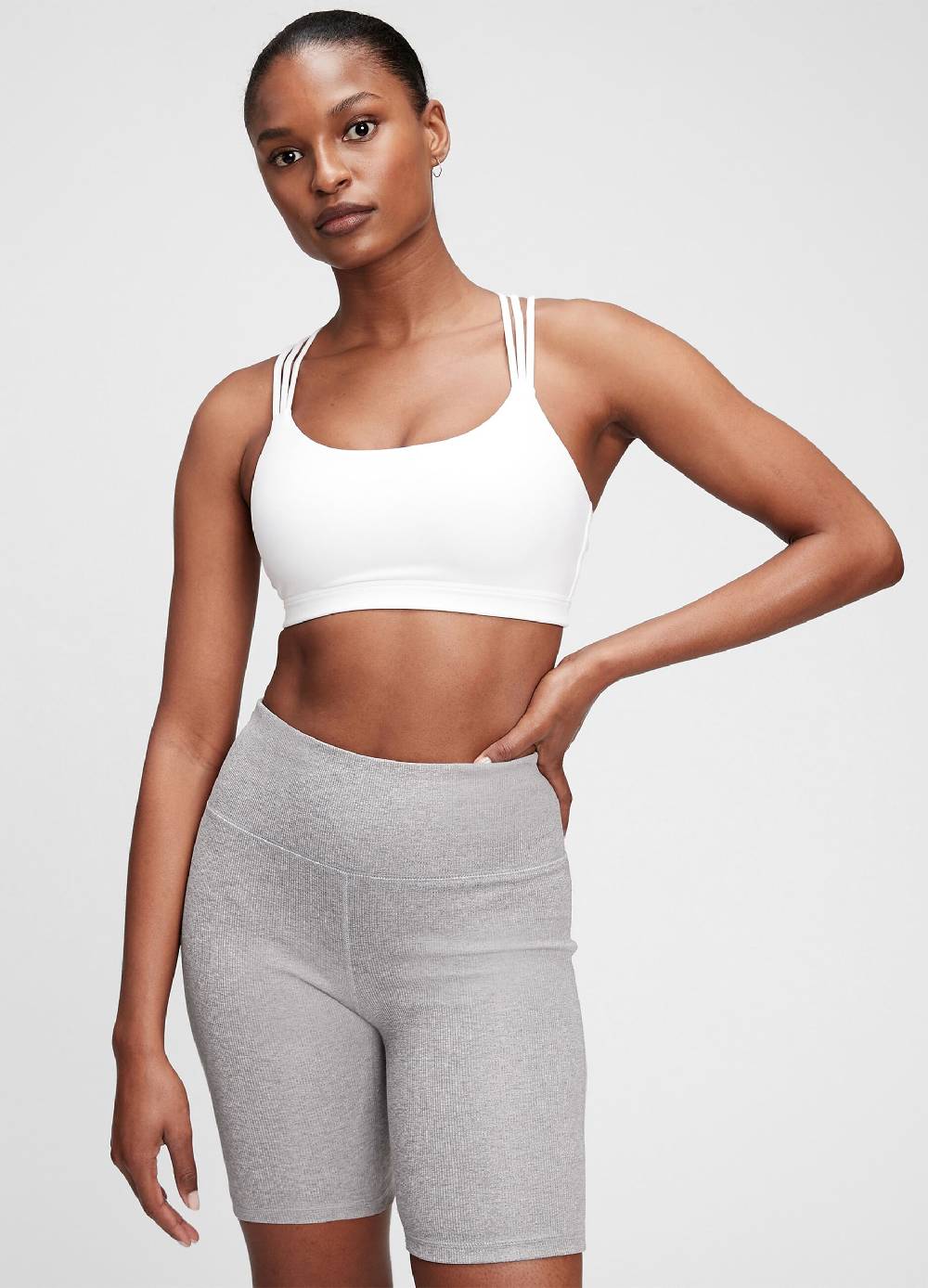 Ovs Tank top sportivo con spalline incrociate