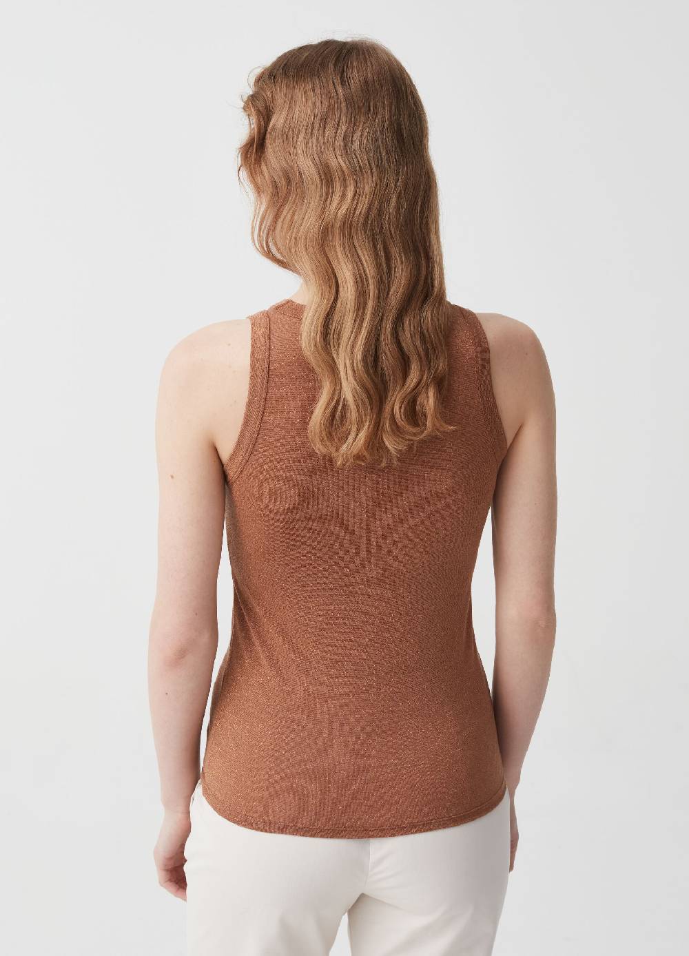 Ovs Tank Top Stretch In Lurex