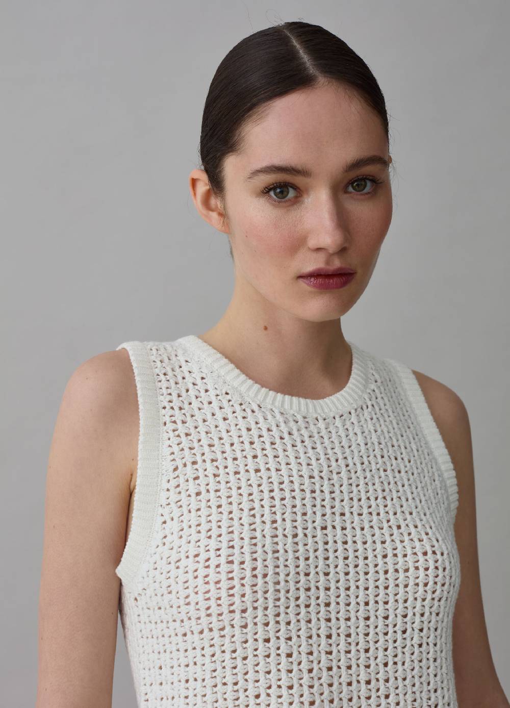 Ovs Tank Top Traforato Con Frange