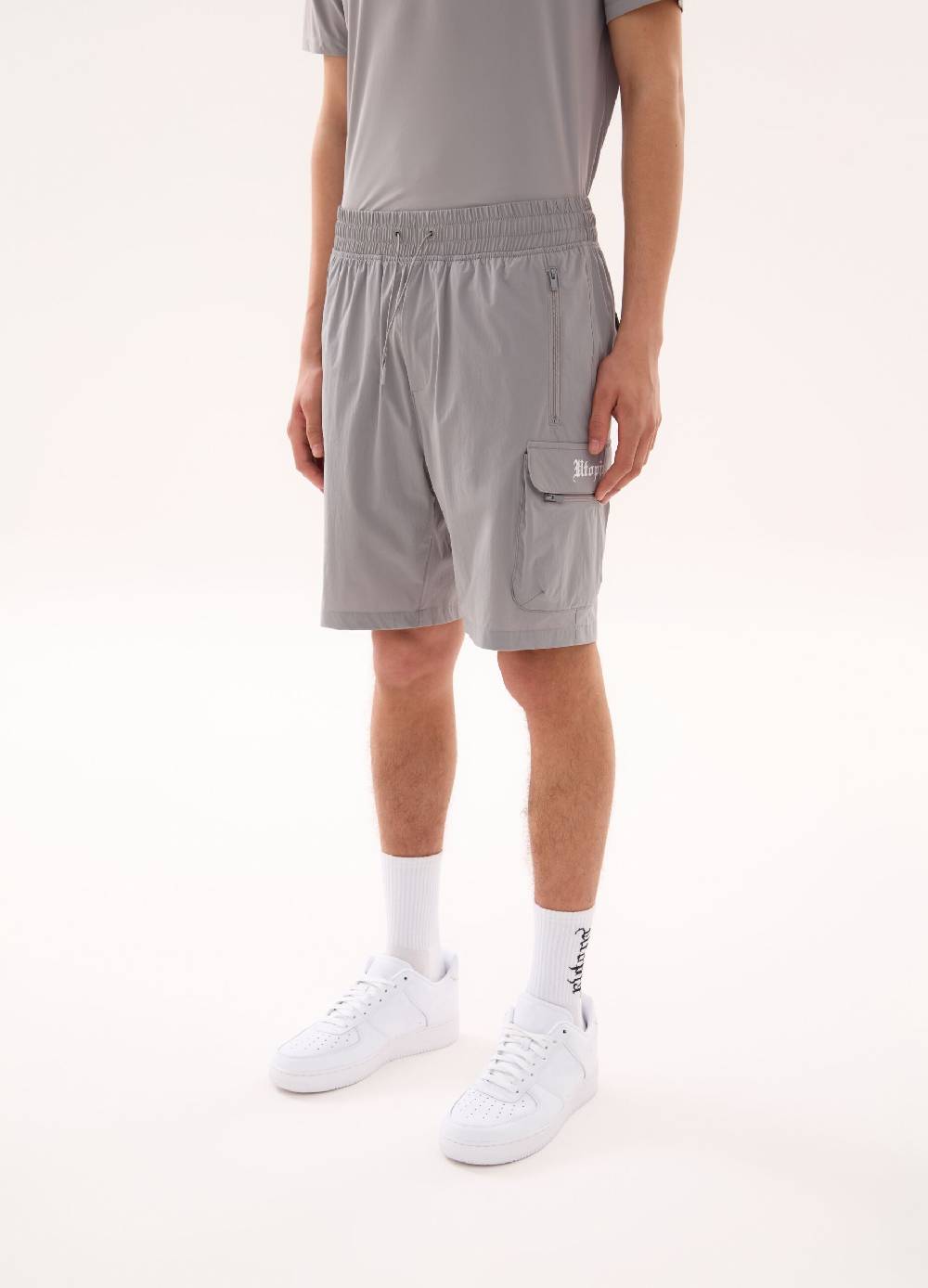Ovs Technical Cargo Shorts Light Grey