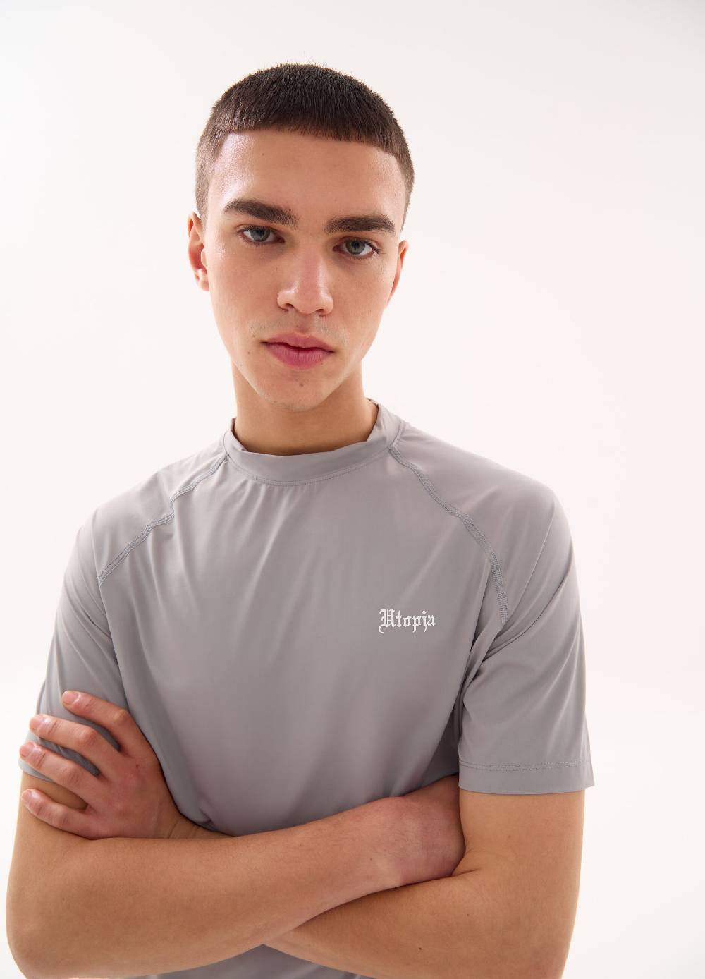 Ovs Technical T-shirt Light Grey