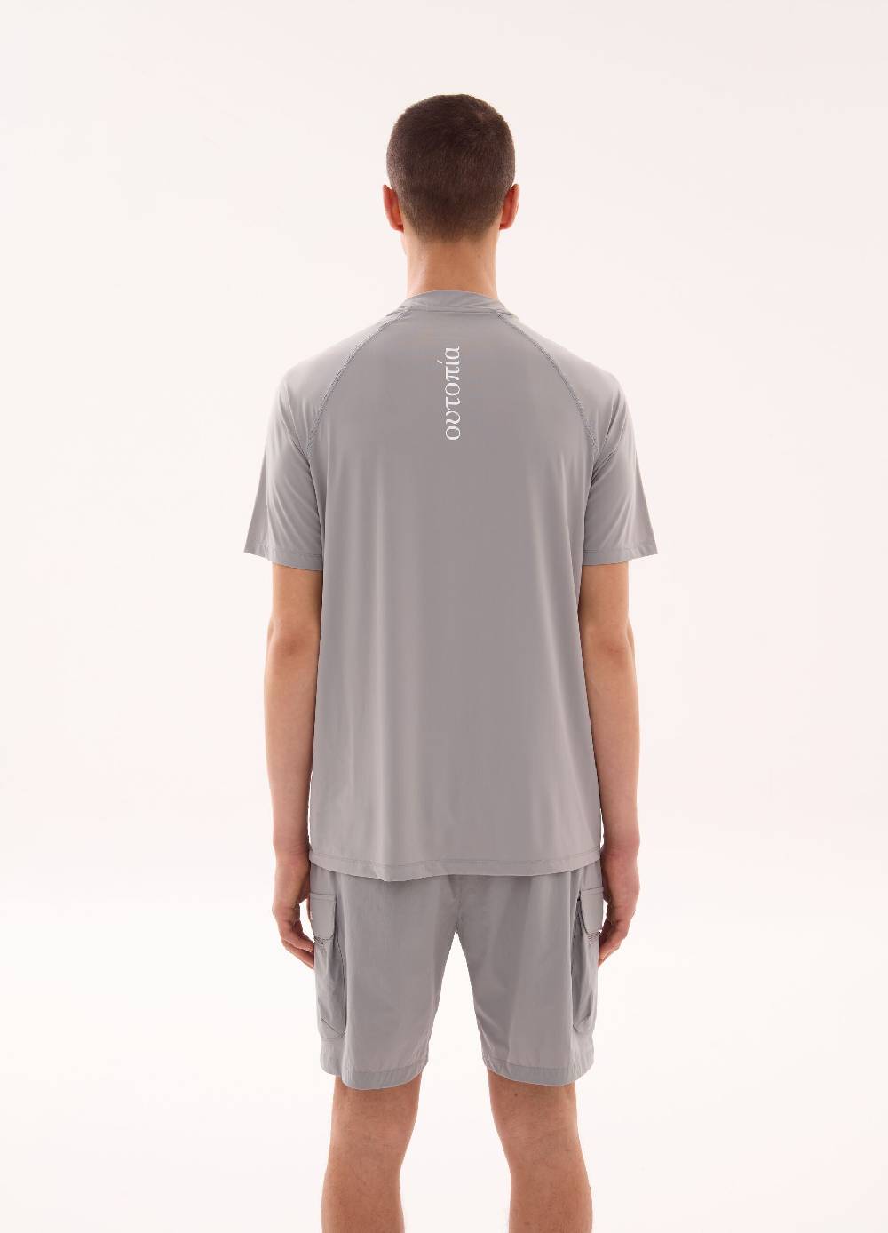 Ovs Technical T-shirt Light Grey