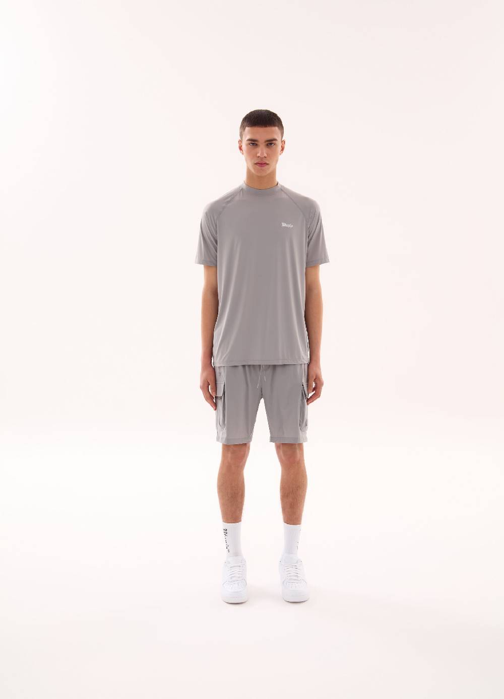 Ovs Technical T-shirt Light Grey