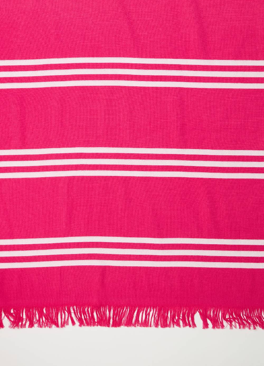 Ovs Telo Mare A Righe Sottili Con Frange