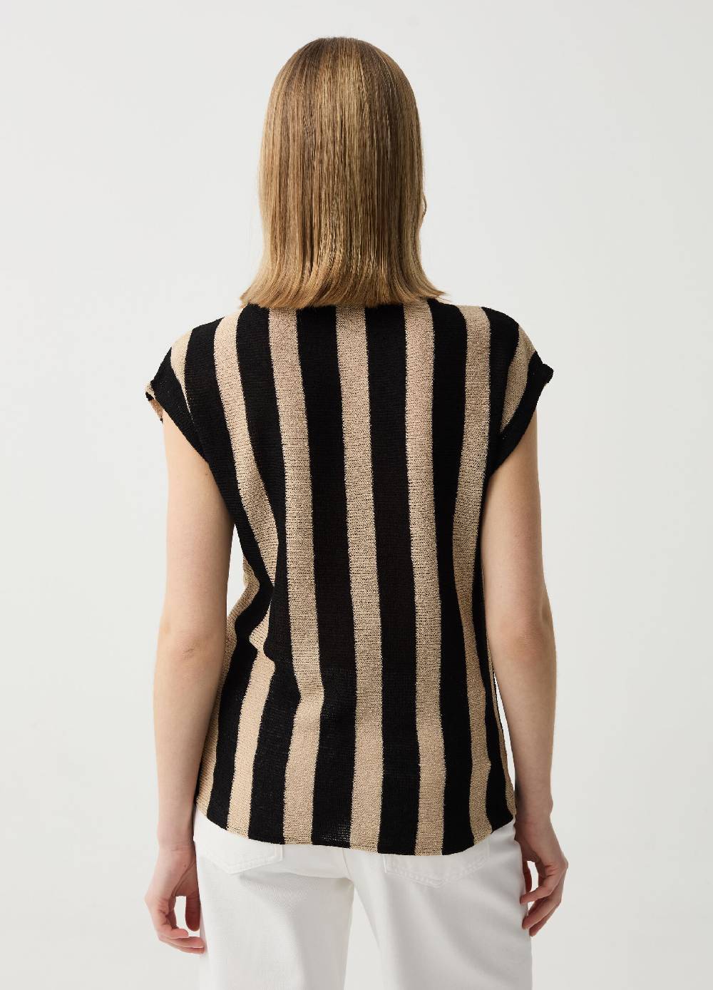 Ovs Top A Righe Con Maniche A Kimono