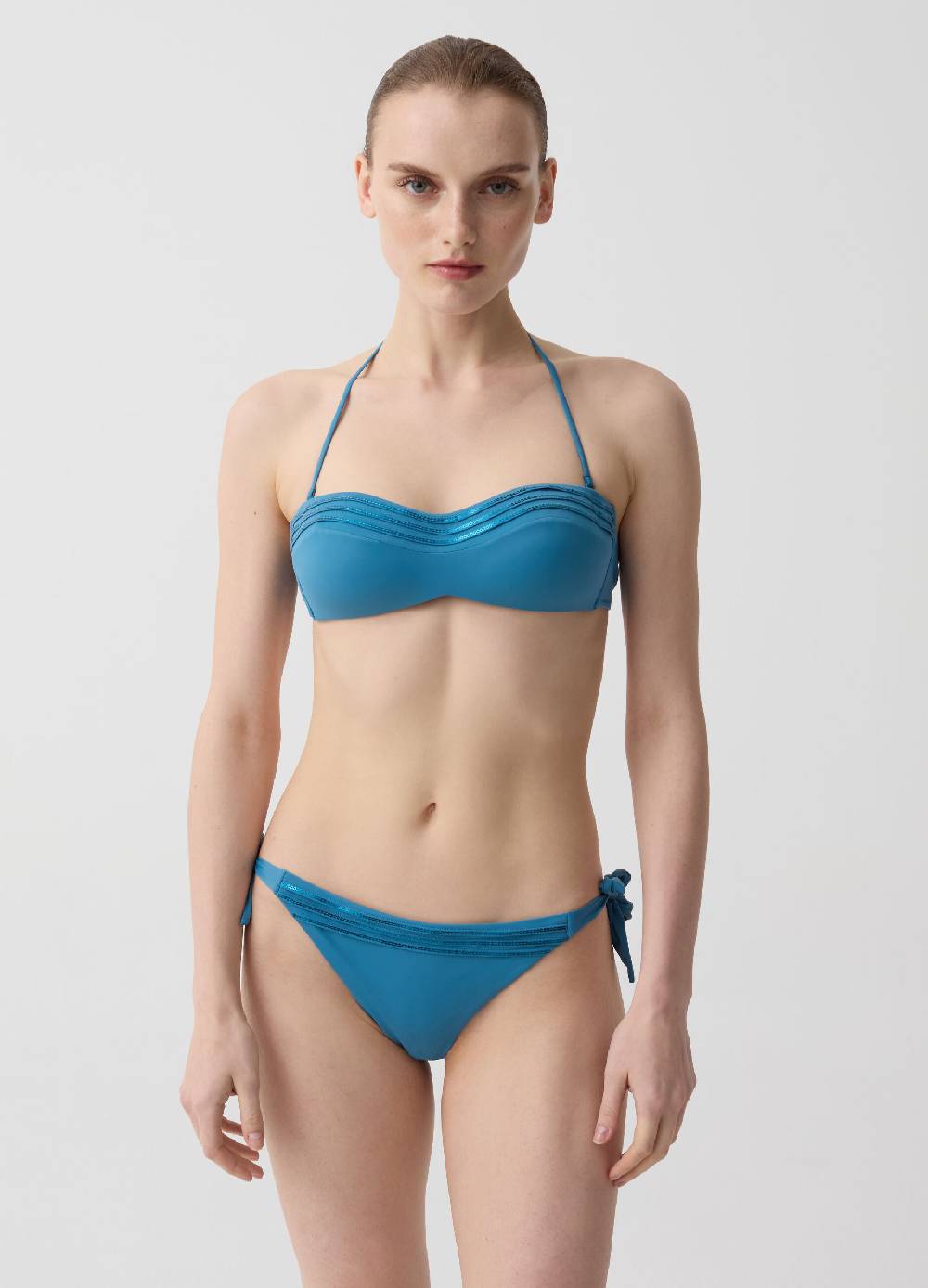 Ovs Top bikini a fascia con micro paillettes