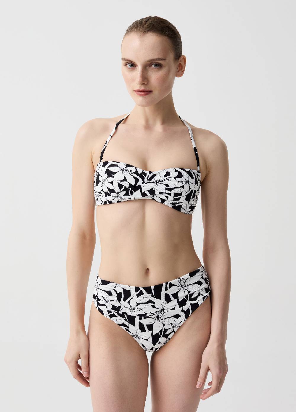Ovs Top bikini a fascia floreale