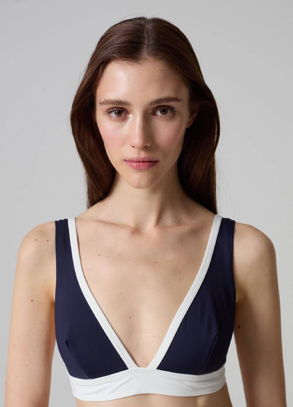 Ovs Top Bikini A Triangolo Con Bordi A Contrasto