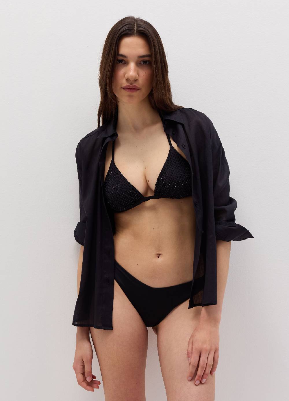 Ovs Top bikini a triangolo con strass