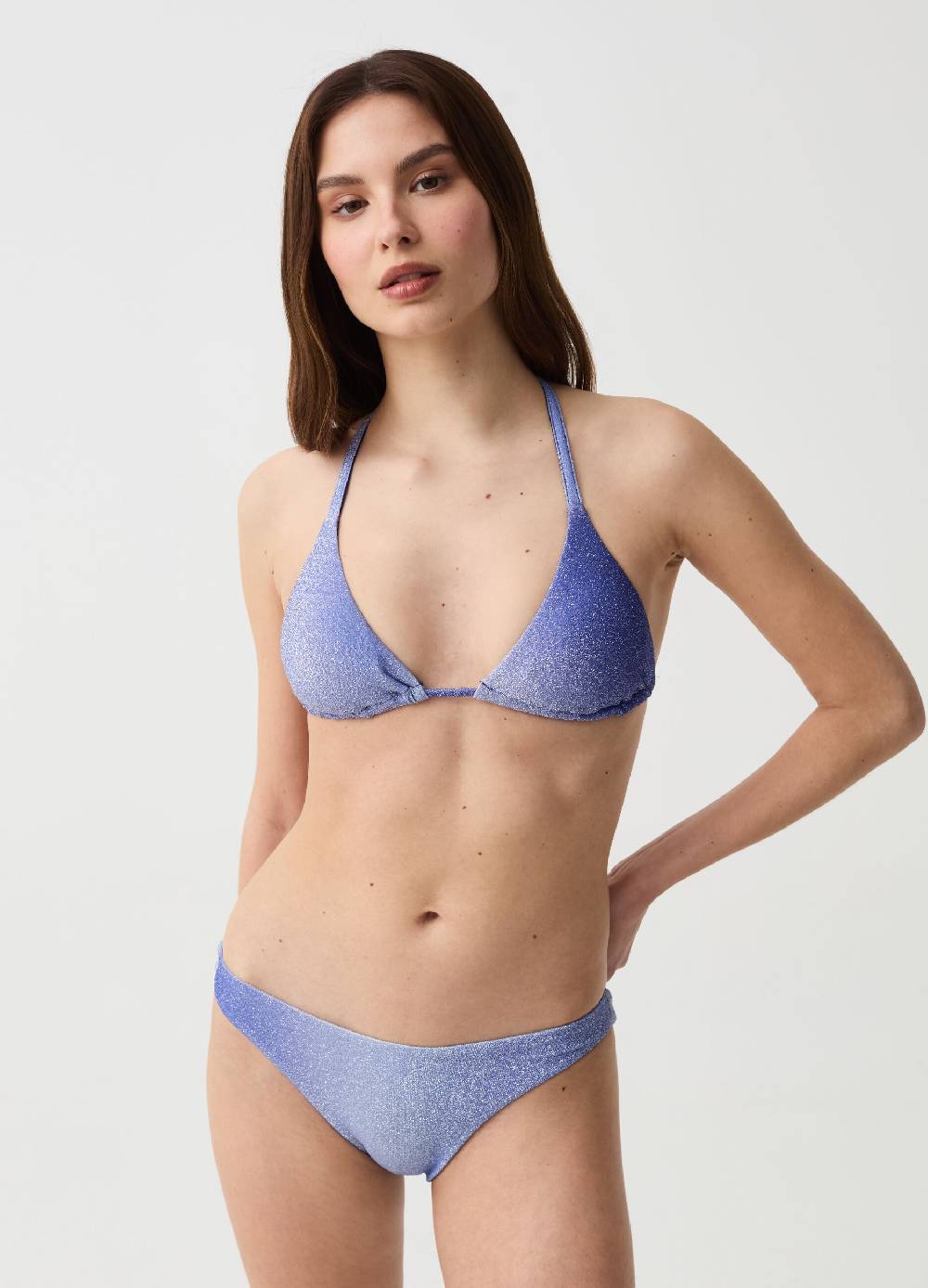Ovs Top Bikini A Triangolo In Lurex Degrade