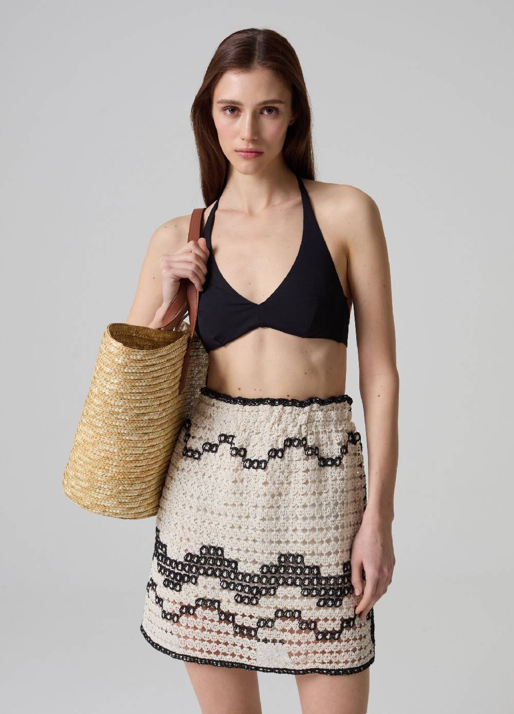 Ovs Top bikini a triangolo tinta unita