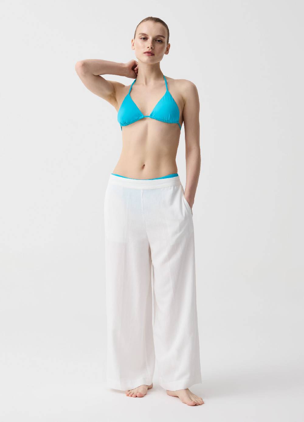 Ovs Top bikini a triangolo tinta unita