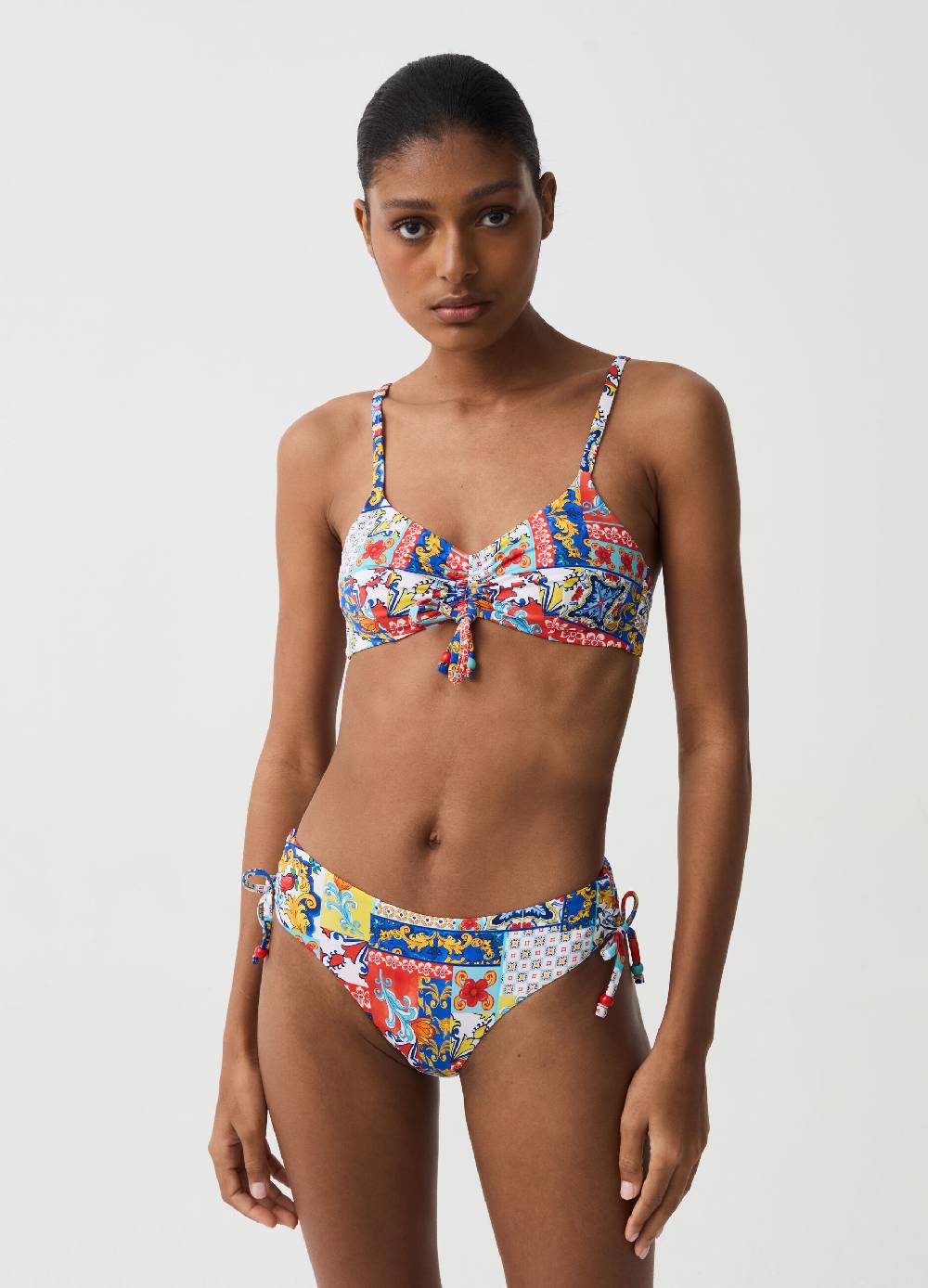 Ovs Top Bikini Bralette Con Coulisse