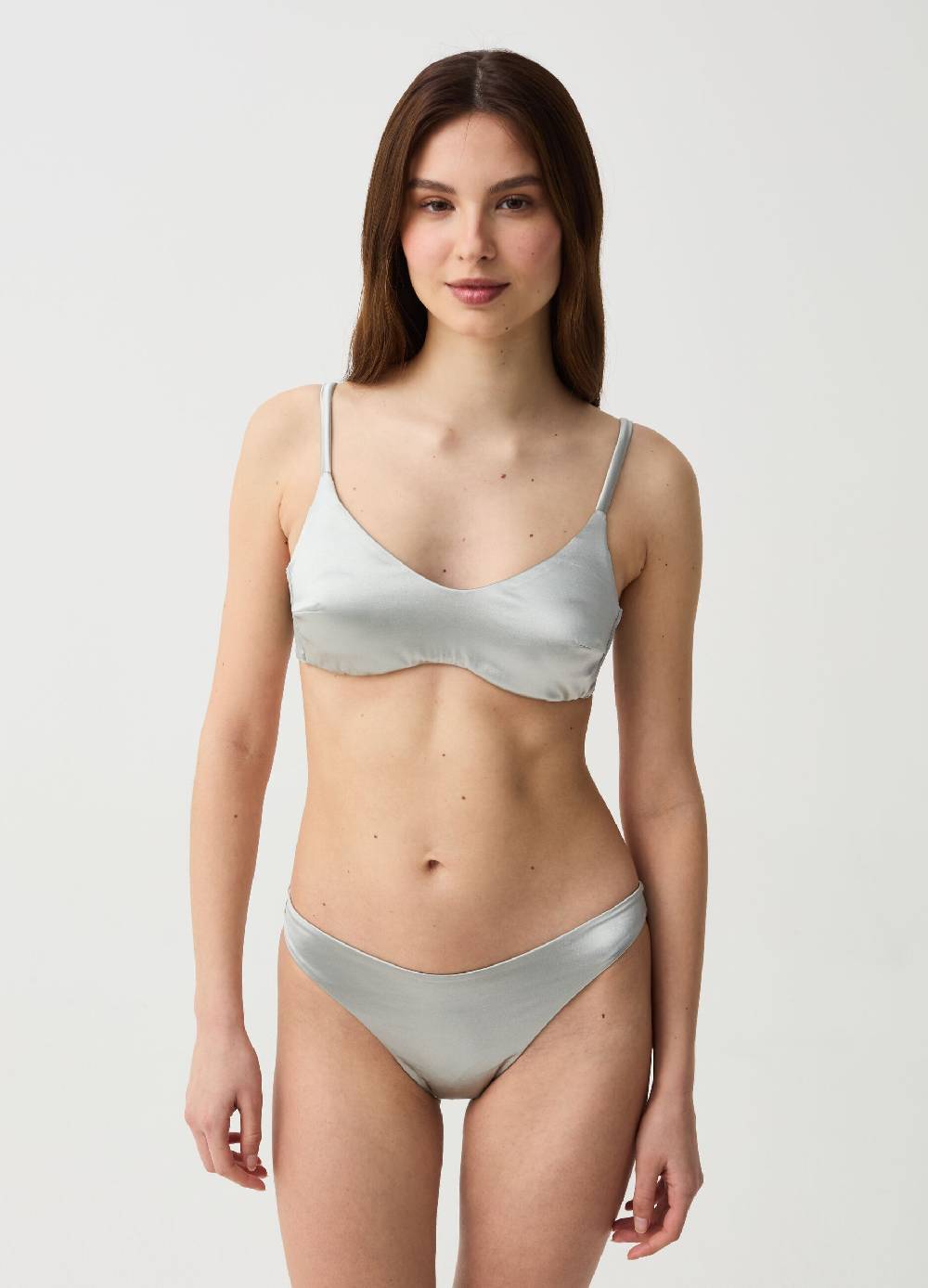 Ovs Top Bikini Bralette Effetto Metallizzato