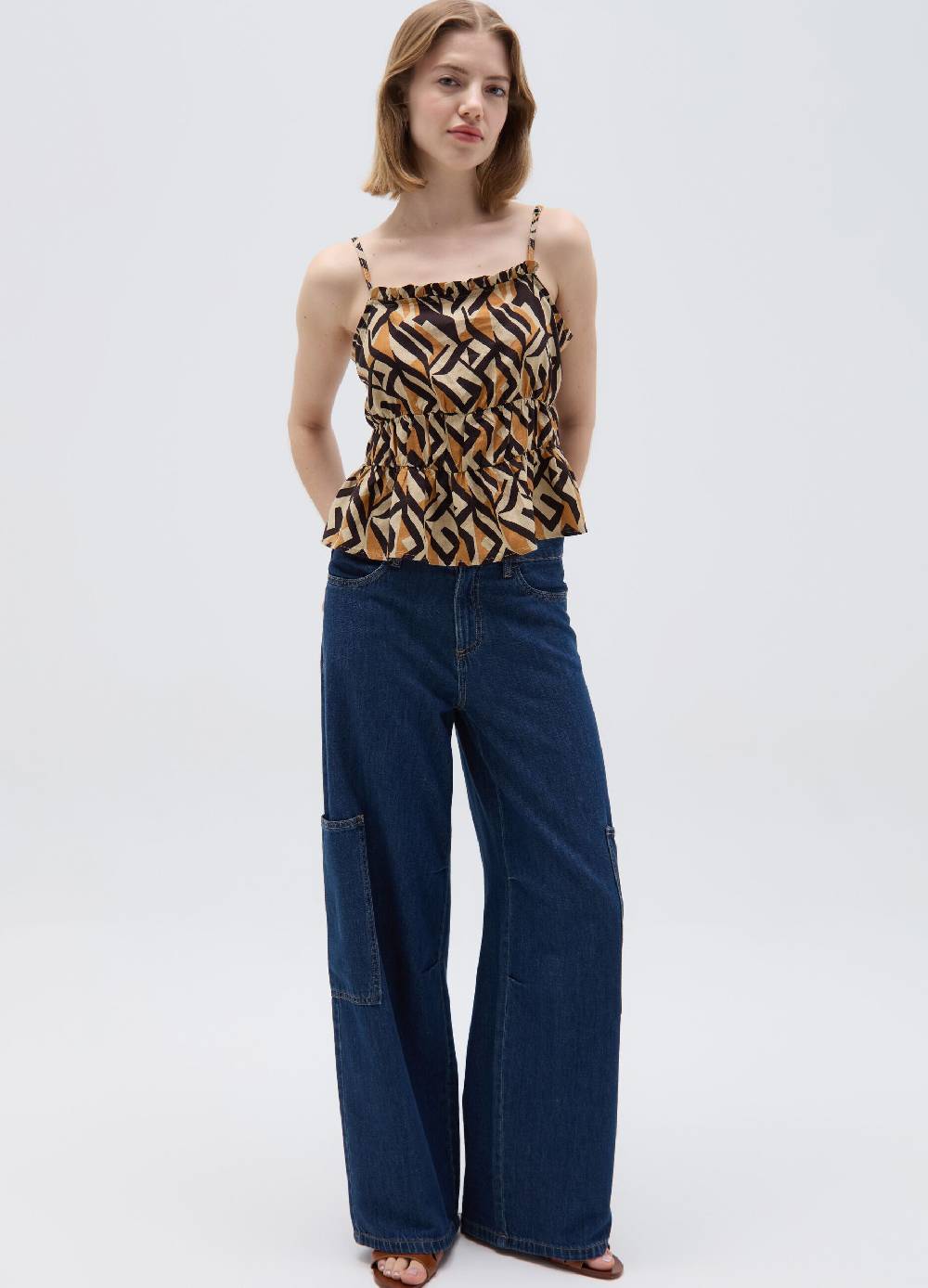 Ovs Top Con Balza E Bottoni