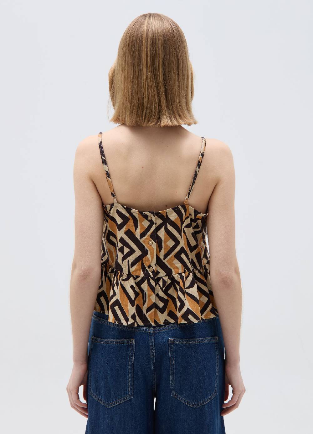 Ovs Top Con Balza E Bottoni