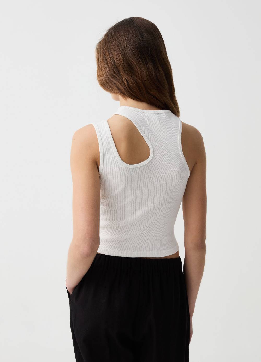 Ovs Top Monospalla Con Dettaglio Cut Out
