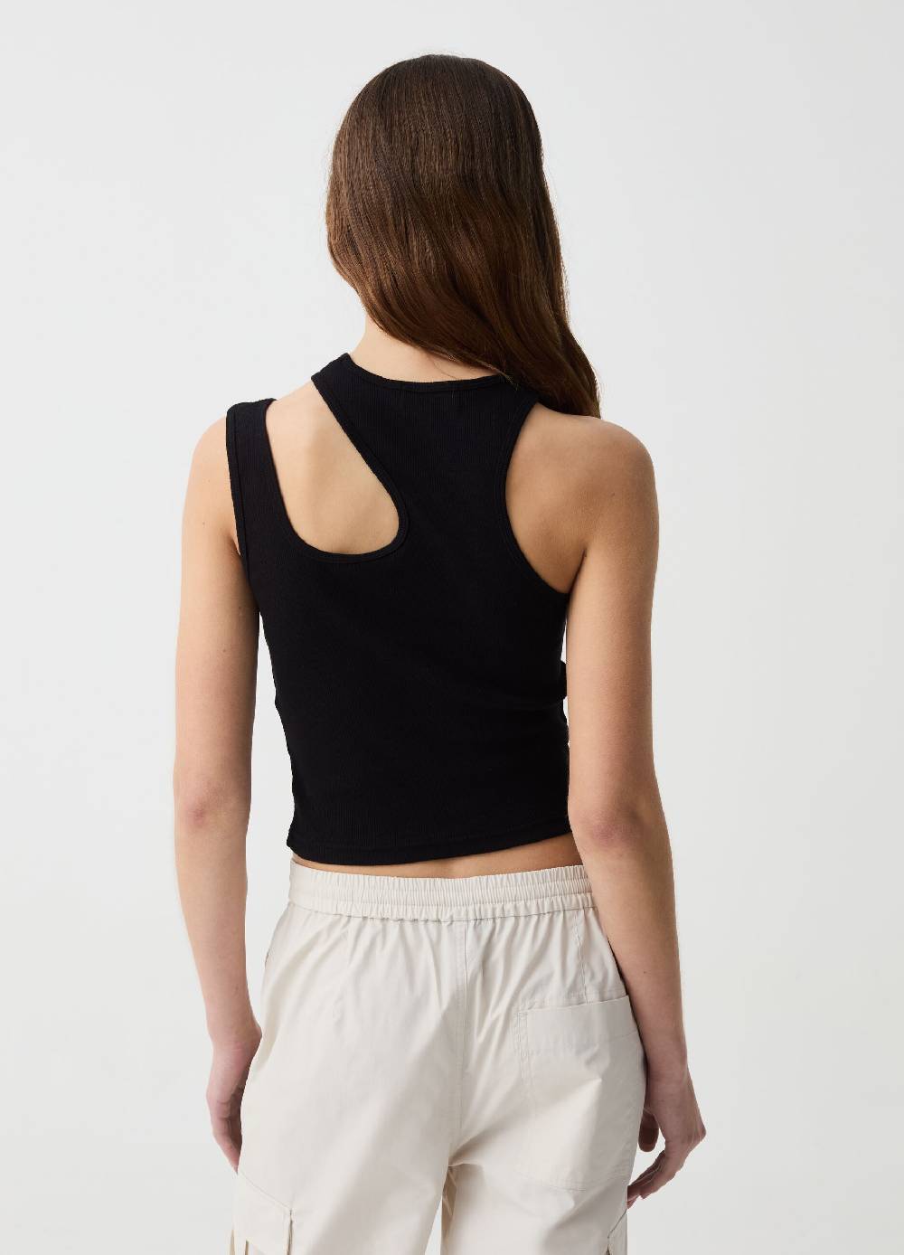 Ovs Top Monospalla Con Dettaglio Cut Out