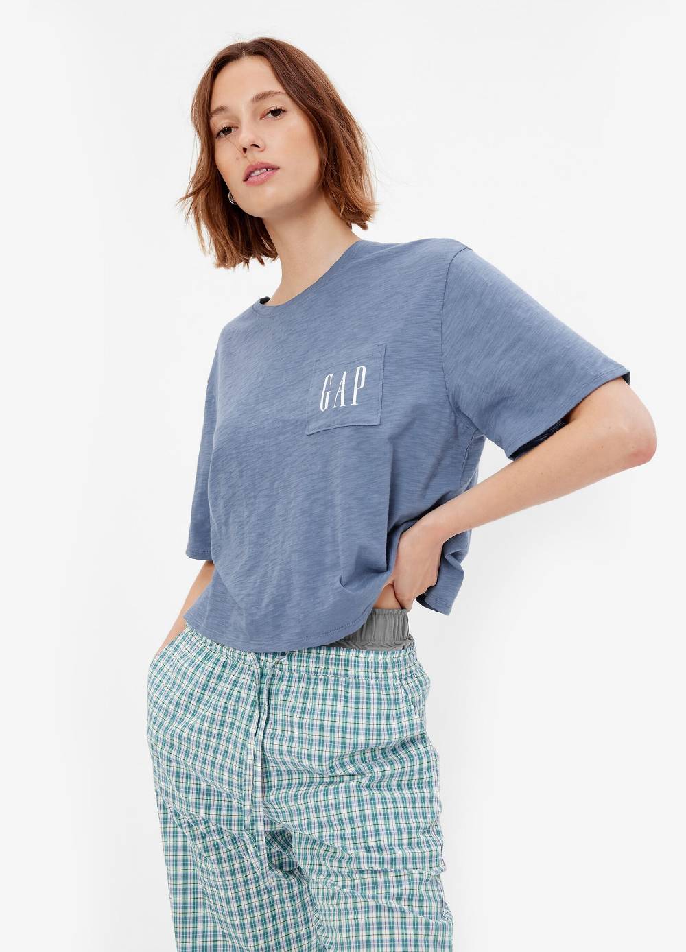 Ovs Top pigiama in slub jersey con tasca