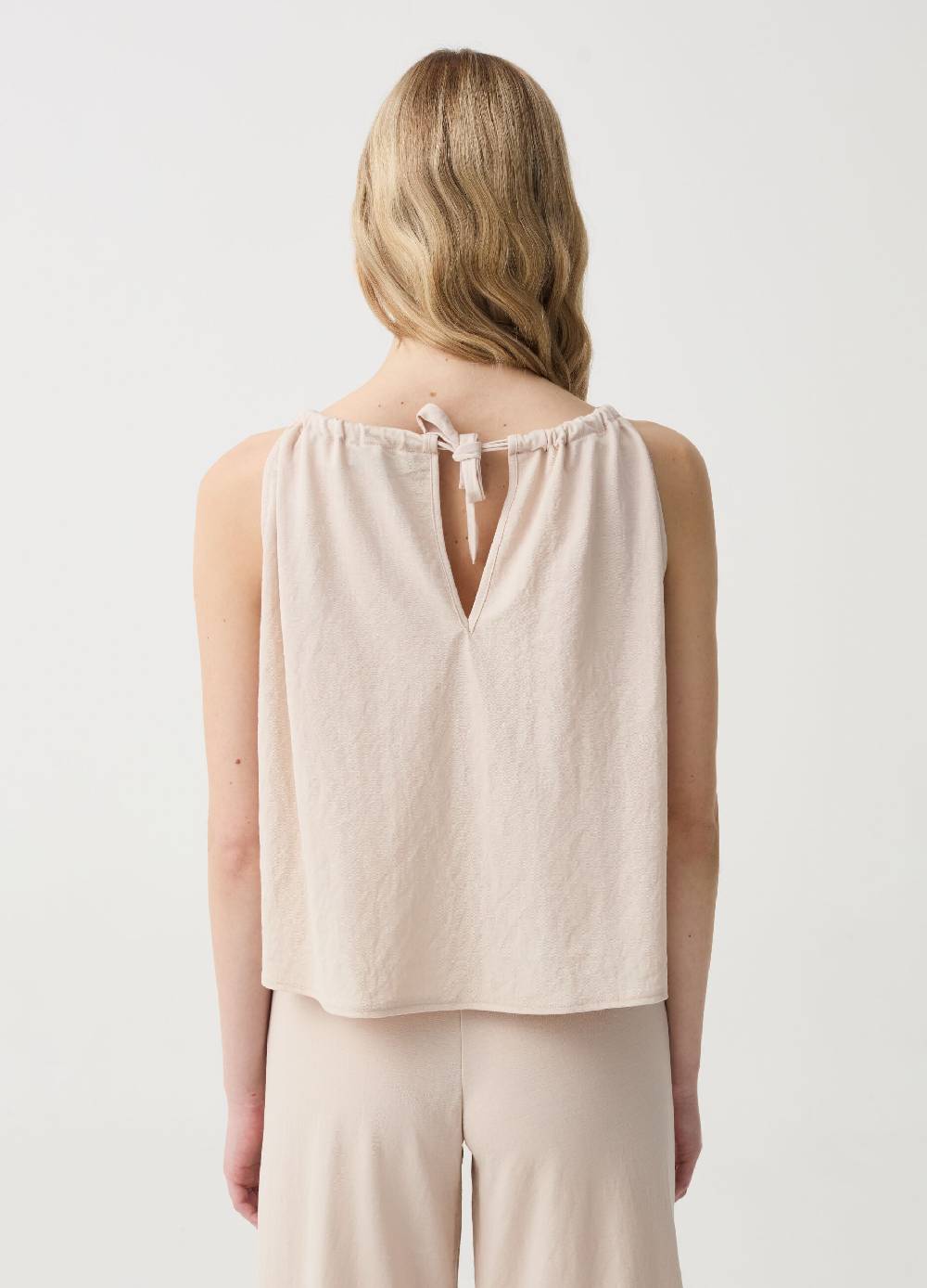 Ovs Top Smanicato Con Laccetto