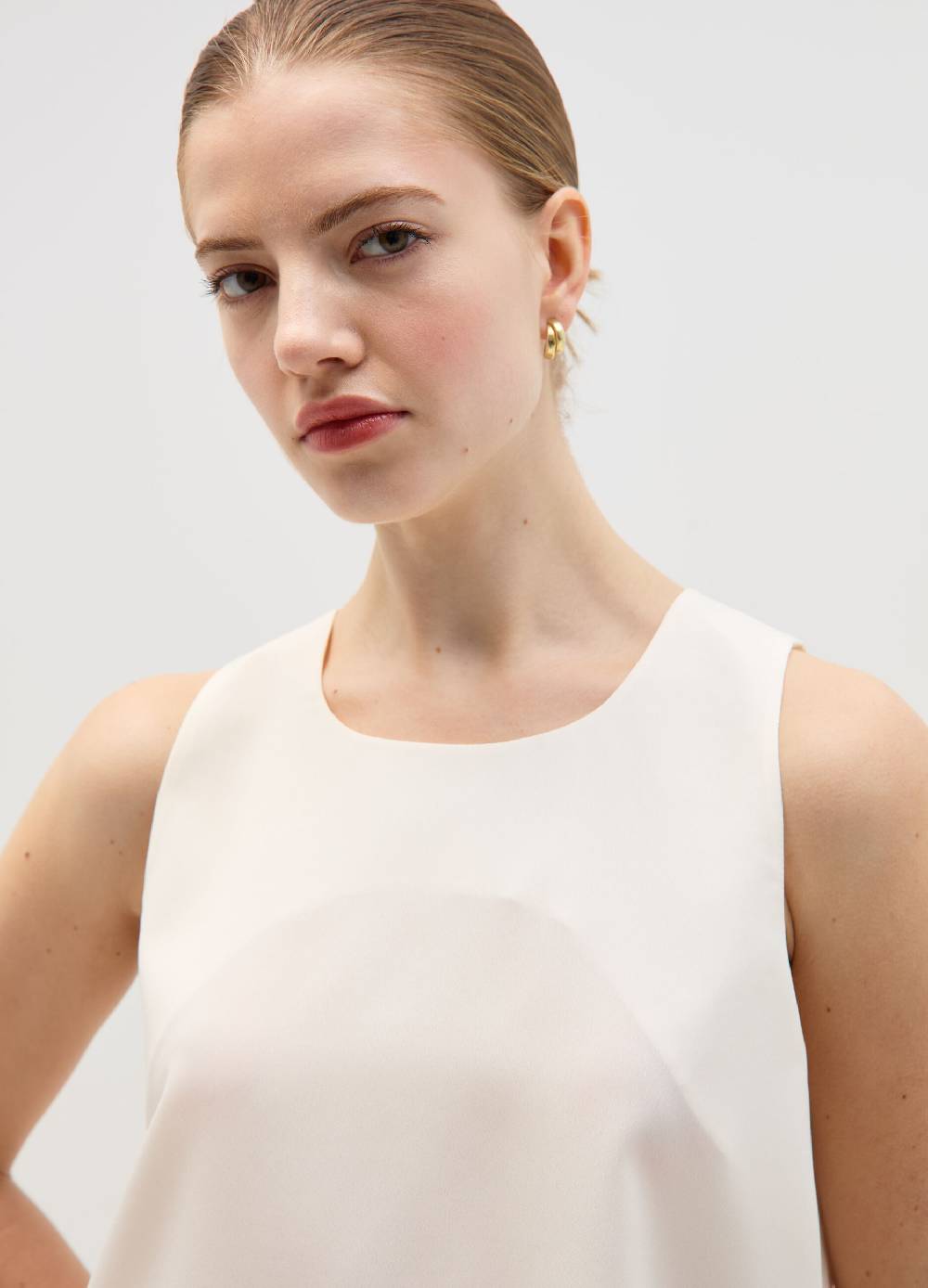 Ovs Top Smanicato In Crêpe