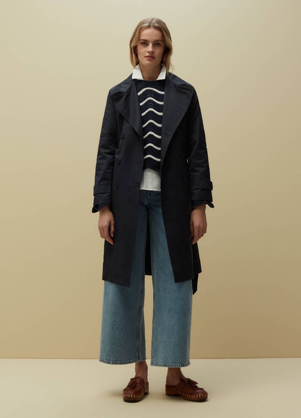 Ovs Trench doppiopetto con cintura