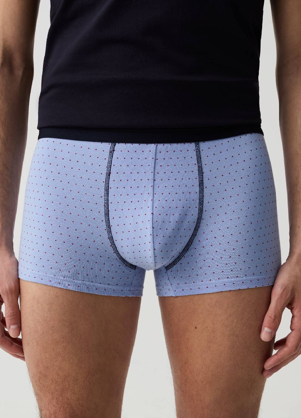 Ovs Tripack Boxer Con Fantasia A Pois