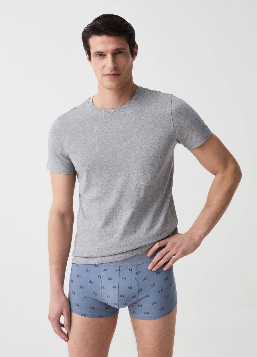 Ovs Tripack boxer con stampa granchio