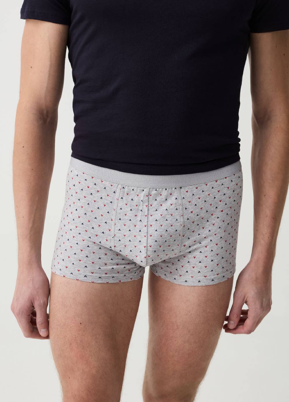 Ovs Tripack Boxer In Cotone Bio Stretch Fantasia