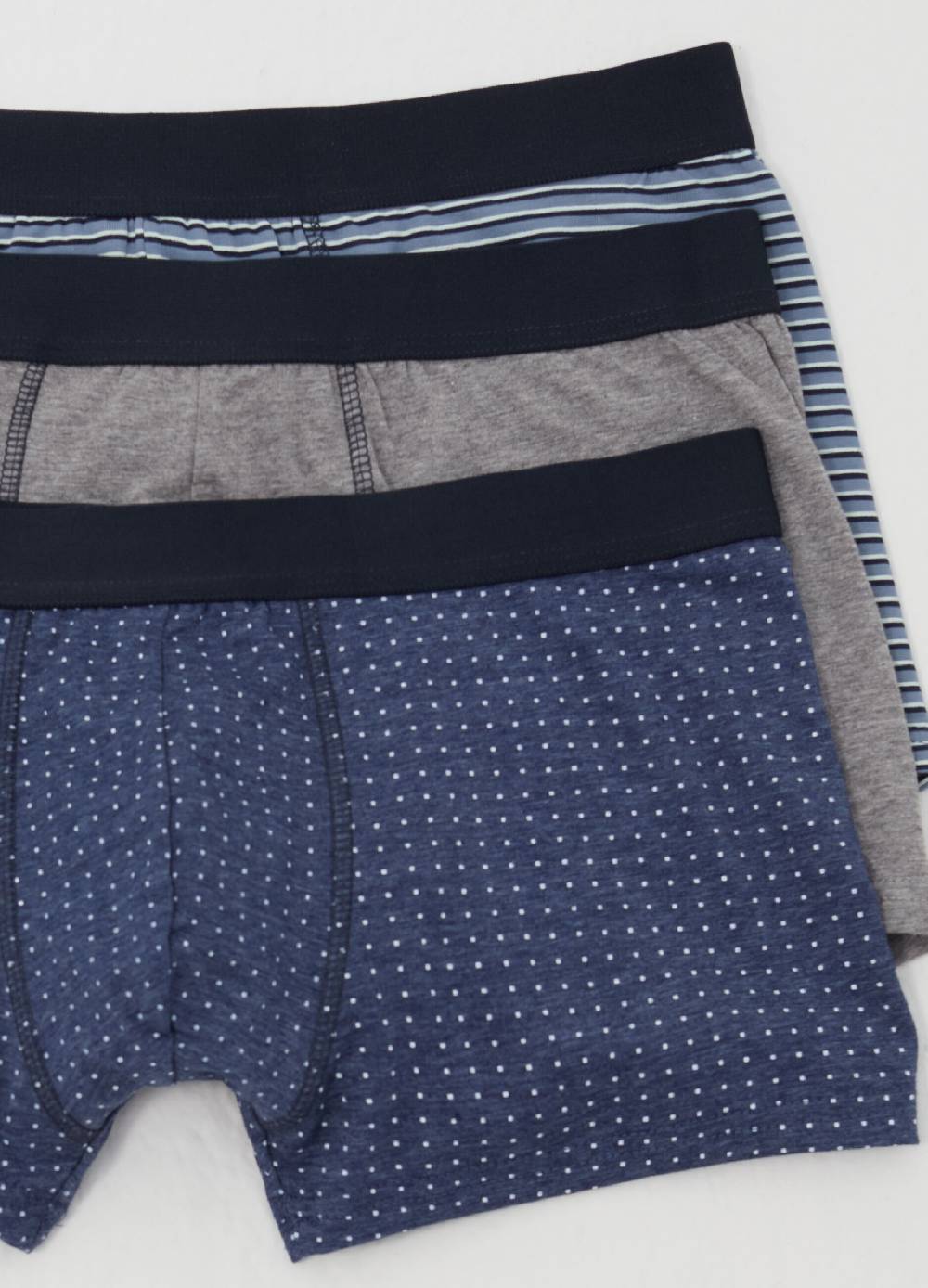 Ovs Tripack Boxer In Cotone Bio Stretch Fantasia