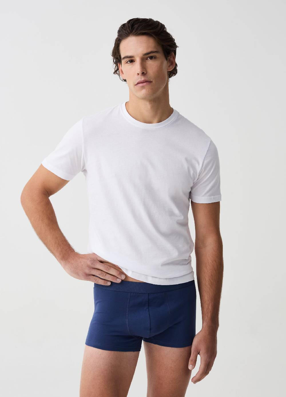 Ovs Tripack boxer in cotone bio stretch fantasia