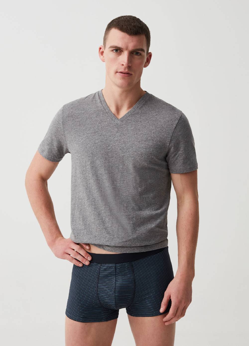 Ovs Tripack boxer in cotone bio stretch
