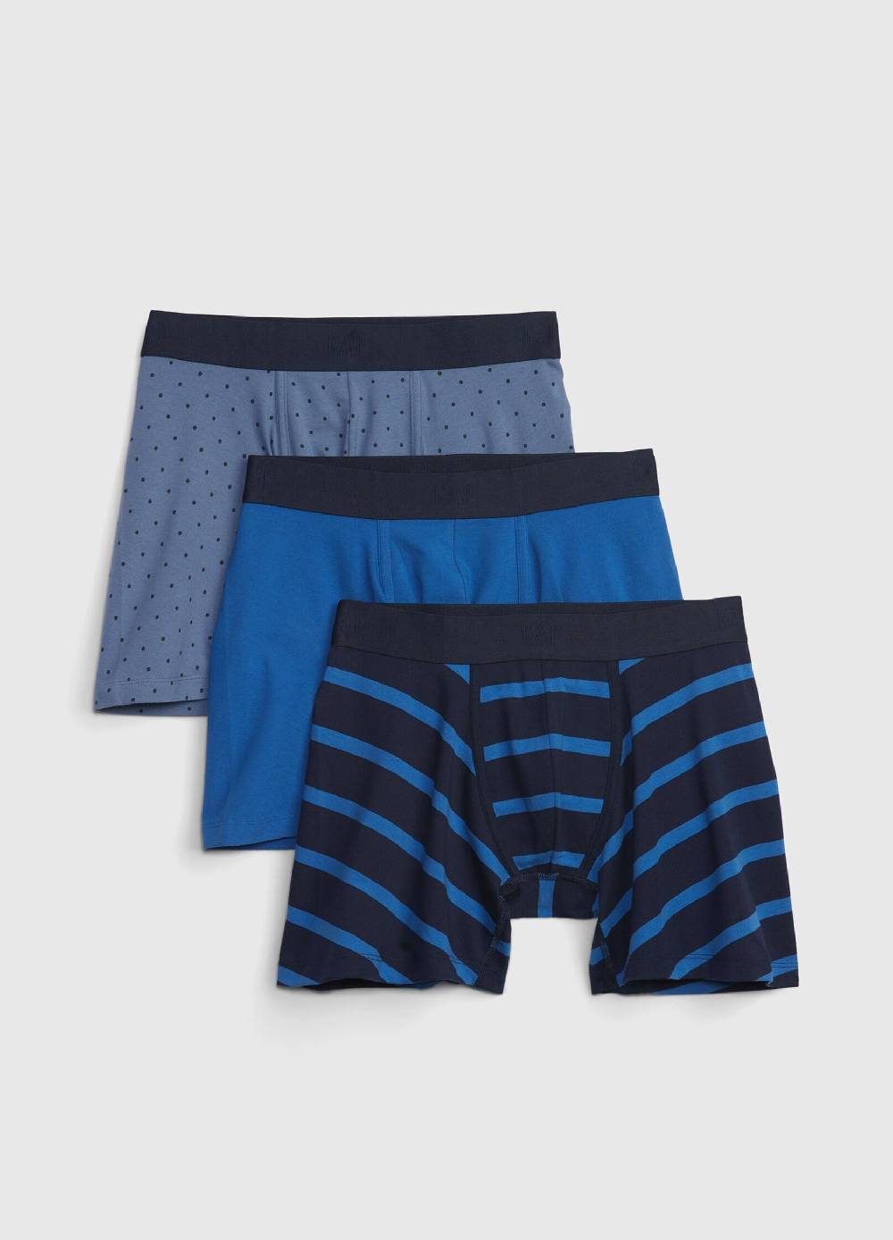 Ovs Tripack boxer in cotone stretch fantasia