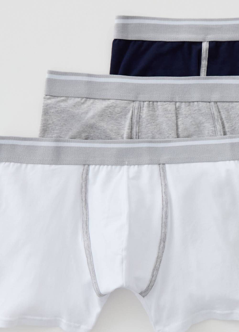 Ovs Tripack Boxer Midi Con Profilo Rigato