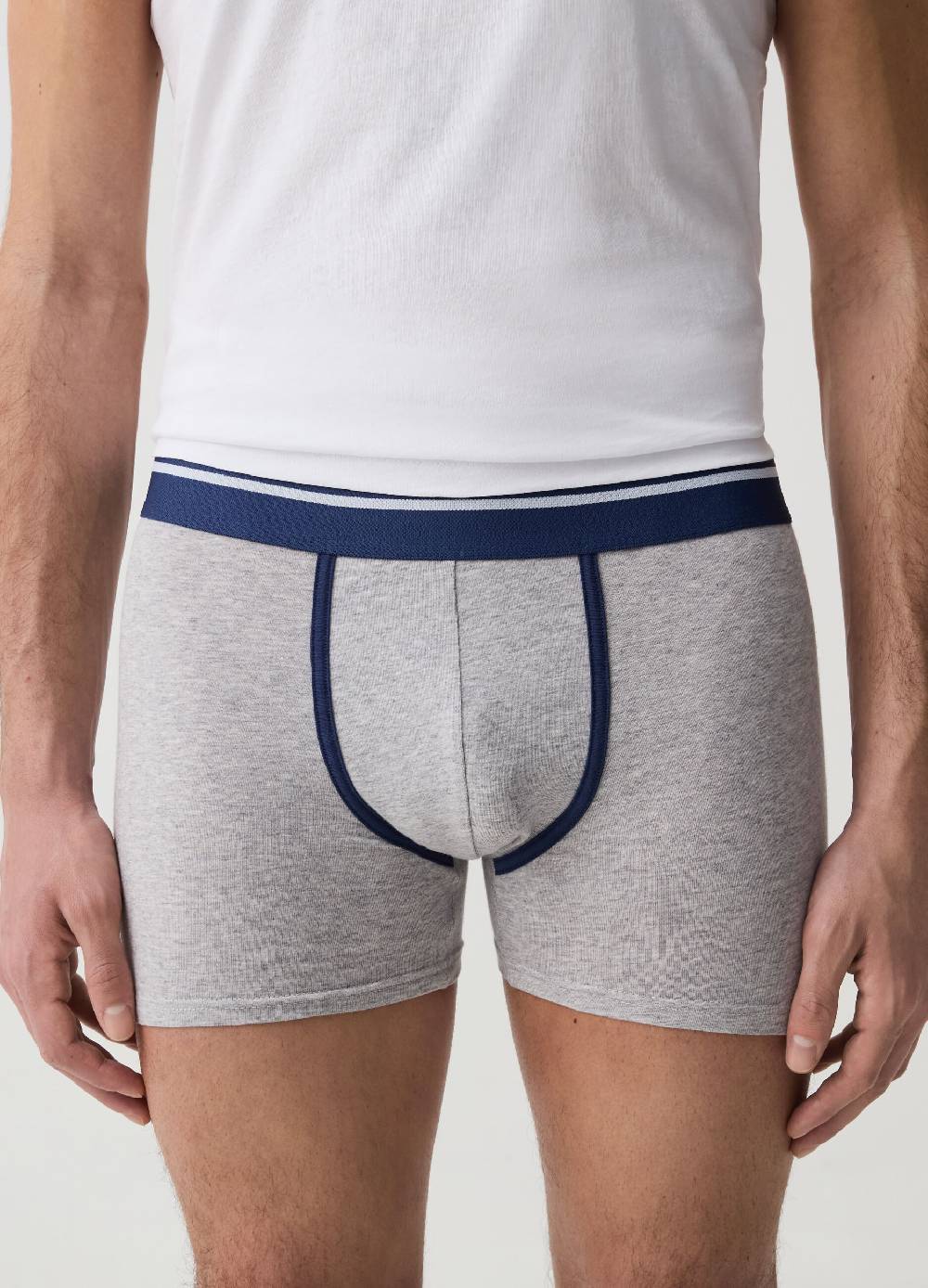 Ovs Tripack Boxer Midi Con Profilo Rigato