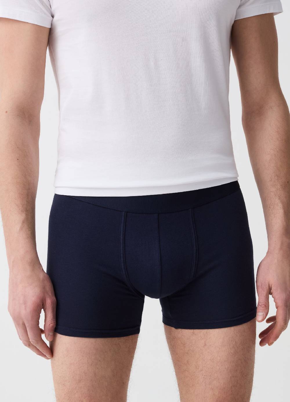 Ovs Tripack Boxer Midi In Cotone Bio Stretch